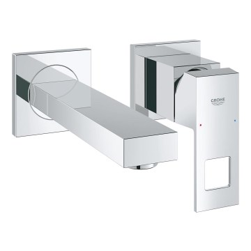 GROHE 19895000 - EUROCUBE 2-gats wastafelkraan 171 mm, hoogglans chroom