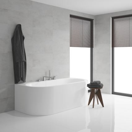 GROHE 19897001 - Mitigeur de baignoire quatre trous EUROCUBE chrome brillant