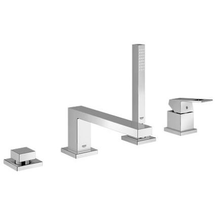 GROHE 19897001 - Viergats badmengkraan EUROCUBE, glanzend chroom