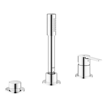 GROHE 19965001 - LINEARE driegats badmengkraan, glanzend chroom