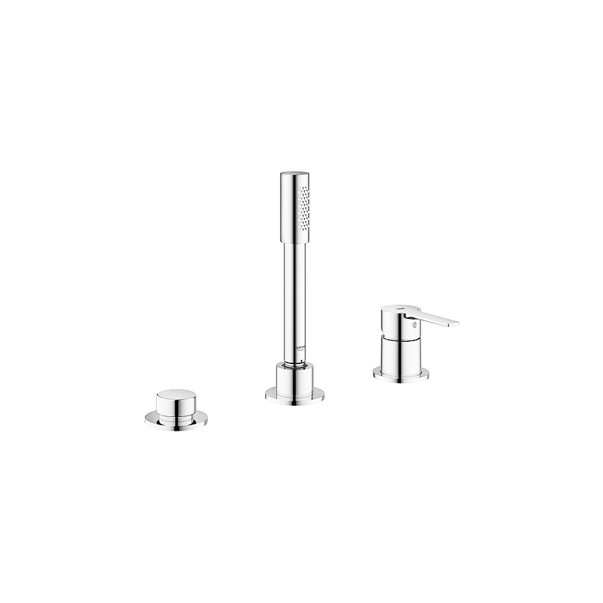 GROHE 19965001 - LINEARE driegats badmengkraan, glanzend chroom
