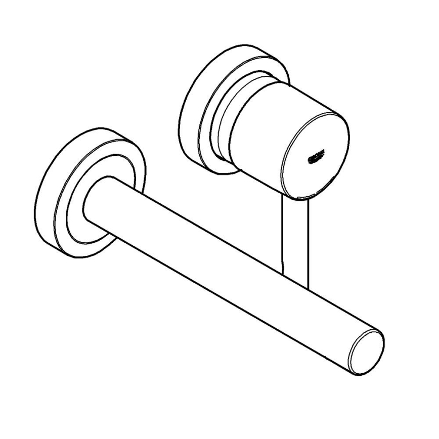 GROHE 19967A01 - Wastafelkraan ESSENCE 230 mm grafiet