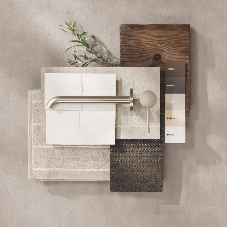 GROHE 19967DC1 - Twee-gats wastafelmengkraan ESSENCE 230 mm RVS