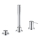 GROHE 19976001 - Ensemble mitigeur baignoire 3 trous ESSENCE chrome brillant