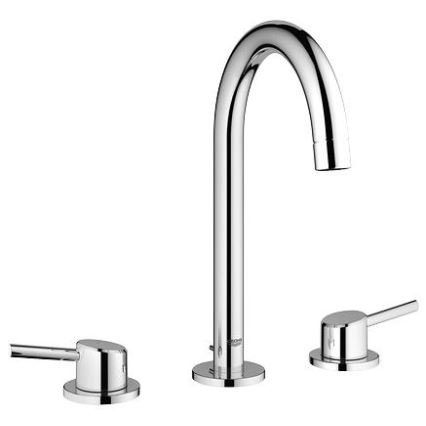 GROHE 20216001 - CONCETTO driegats wastafelmengkraan DN 15, maat L, chroom