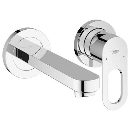 GROHE 20289000 - BAULOOP 2-gats wastafelkraan 110 mm glanzend chroom