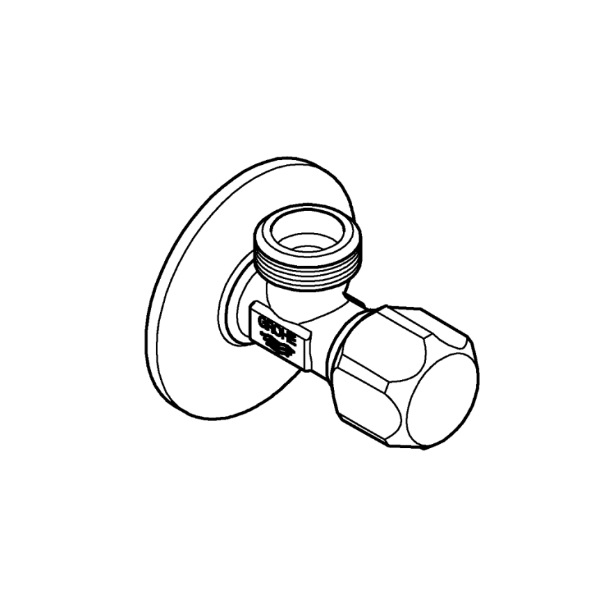 GROHE 22025000 - Hoekafsluiter UNIVERSAL DN 15 glanzend chroom