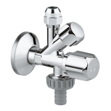 GROHE 22035000 - Combi-hoekafsluiter UNIVERSAL DN 15, glanzend chroom