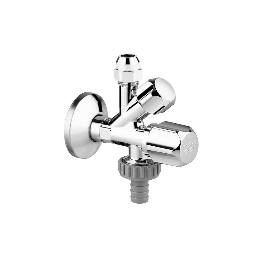 GROHE 22035000 - Robinet d'angle combiné UNIVERSAL DN 15 chromé brillant