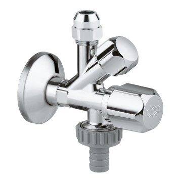 GROHE 22036000 - Combi-hoekstopkraan ORIGINAL WAS® DN 15 glanzend chroom