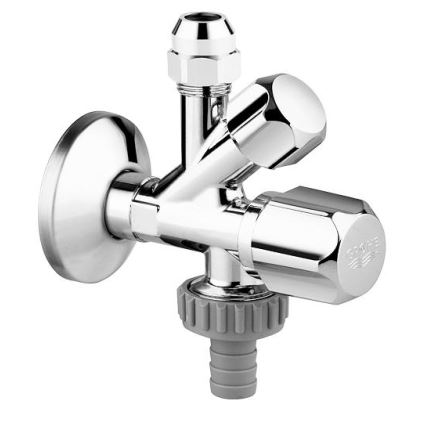 GROHE 22036000 - Combi-hoekstopkraan ORIGINAL WAS® DN 15 glanzend chroom
