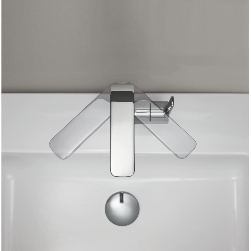 GROHE 23296001 - Wastafelkraan LINEARE maat L, glanzend chroom