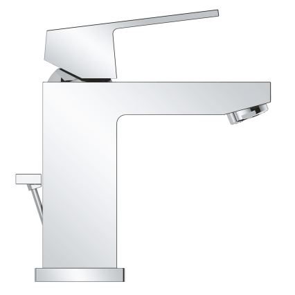 GROHE 2339000E - Wastafelmengkraan EUROCUBE DN 15 glanzend chroom