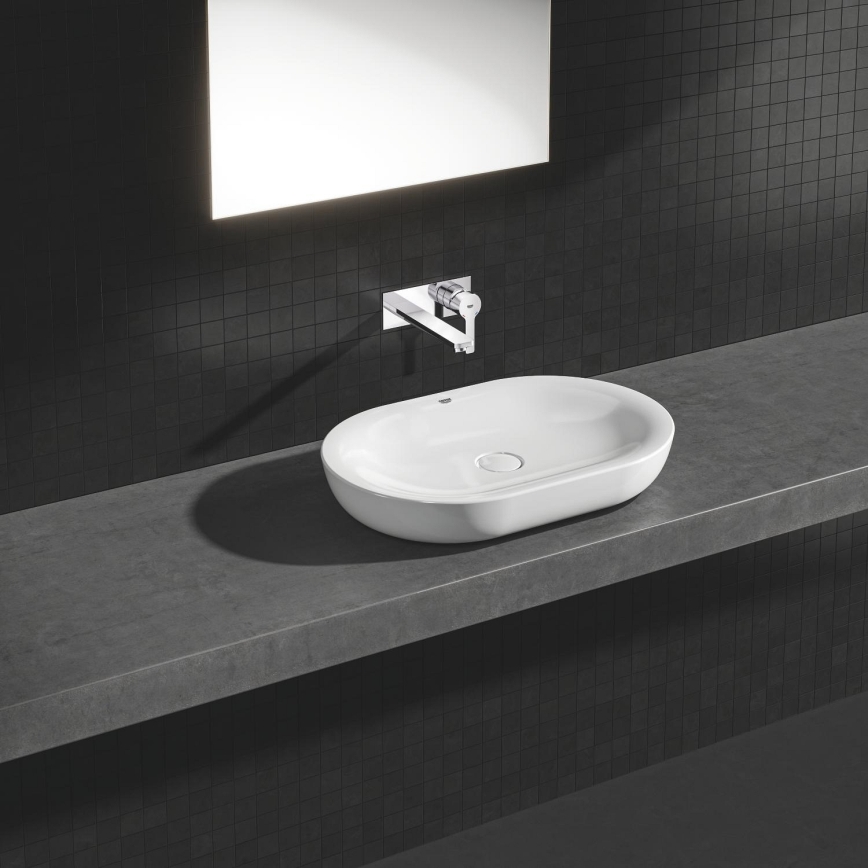 GROHE 23444001 - Mitigeur pour lavabo à 2 trous LINEARE 207 mm, chrome brillant
