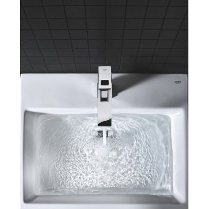 GROHE 23445000 - Mitigeur pour lavabo EUROCUBE taille M, finition chrome brillant