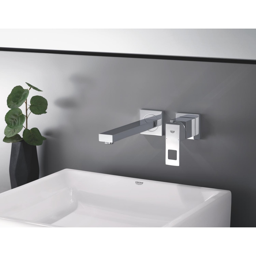 GROHE 23447000 - Mitigeur pour lavabo EUROCUBE 231 mm, chrome brillant
