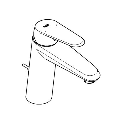 GROHE 23448002 - Wastafelmengkraan EURODISC COSMOPOLITAN maat M, chroom