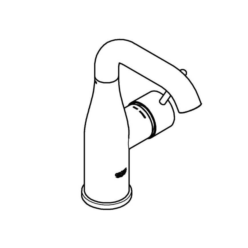 GROHE 23463001 - Mitigeur de lavabo ESSENCE taille M, chrome brillant