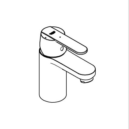 GROHE 23586LS0 - Wastafelkraan GET maat S wit