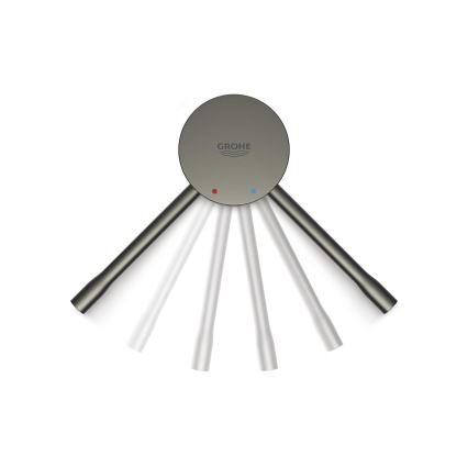 GROHE 23590AL1 - Mitigeur de lavabo ESSENCE, taille S, graphite