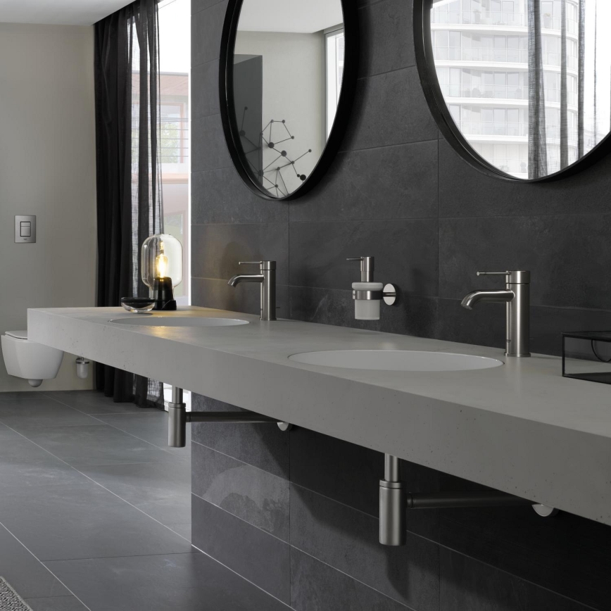 GROHE 23590DC1 - Wastafelmengkraan ESSENCE, maat S, roestvrij staal