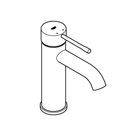 GROHE 23590GN1 - Wastafelmengkraan ESSENCE maat S goud