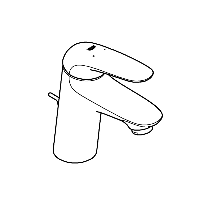 GROHE 23707003 - Wastafelkraan EUROSTYLE 163 mm glanzend chroom