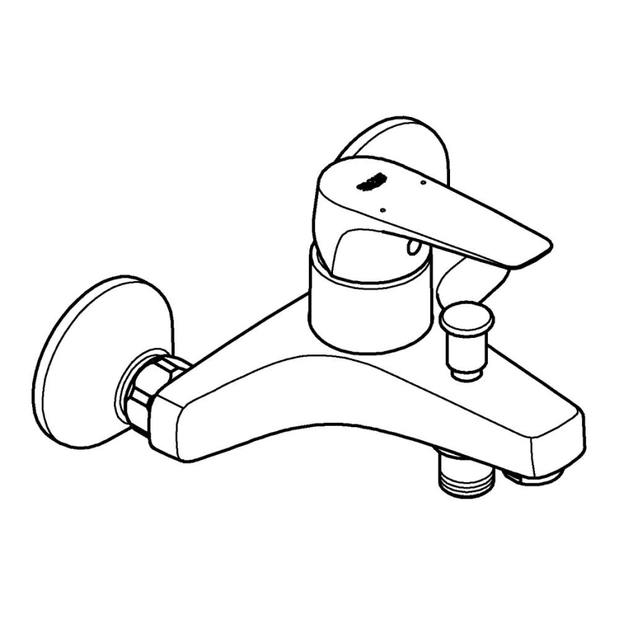 GROHE 23772000 - Mitigeur de baignoire START FLOW 150 mm chromé brillant