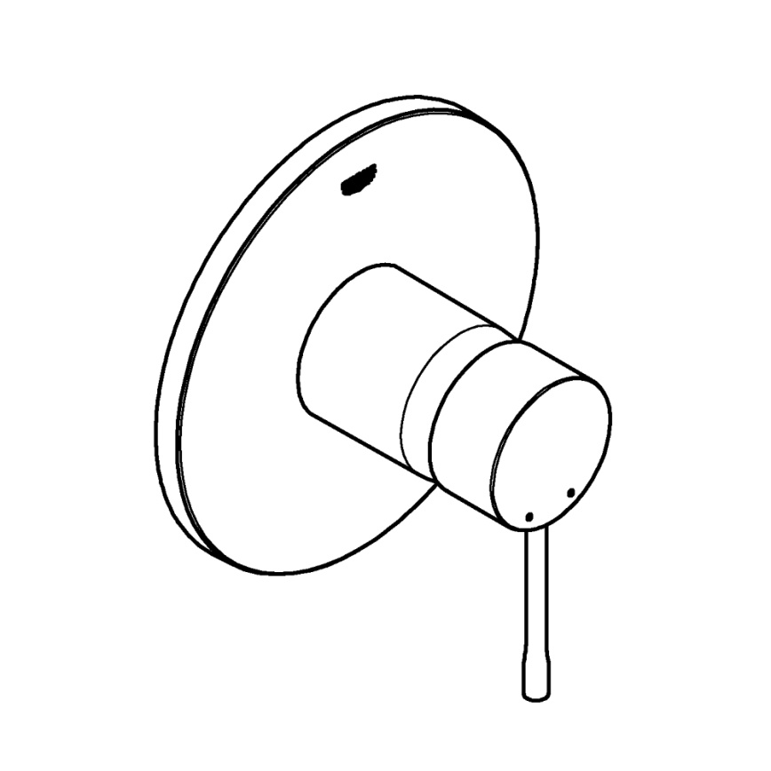 GROHE 24057GN1 - Douchekraan ESSENCE, goud