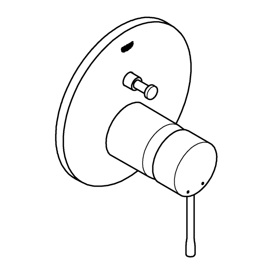 GROHE 24058A01 - Mitigeur ESSENCE finition graphite