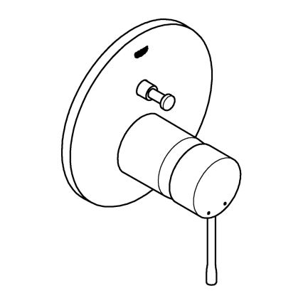 GROHE 24058GN1 - Mitigeur ESSENCE doré