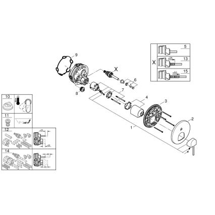 GROHE 24060003 - Mitigeur PLUS chrome brillant