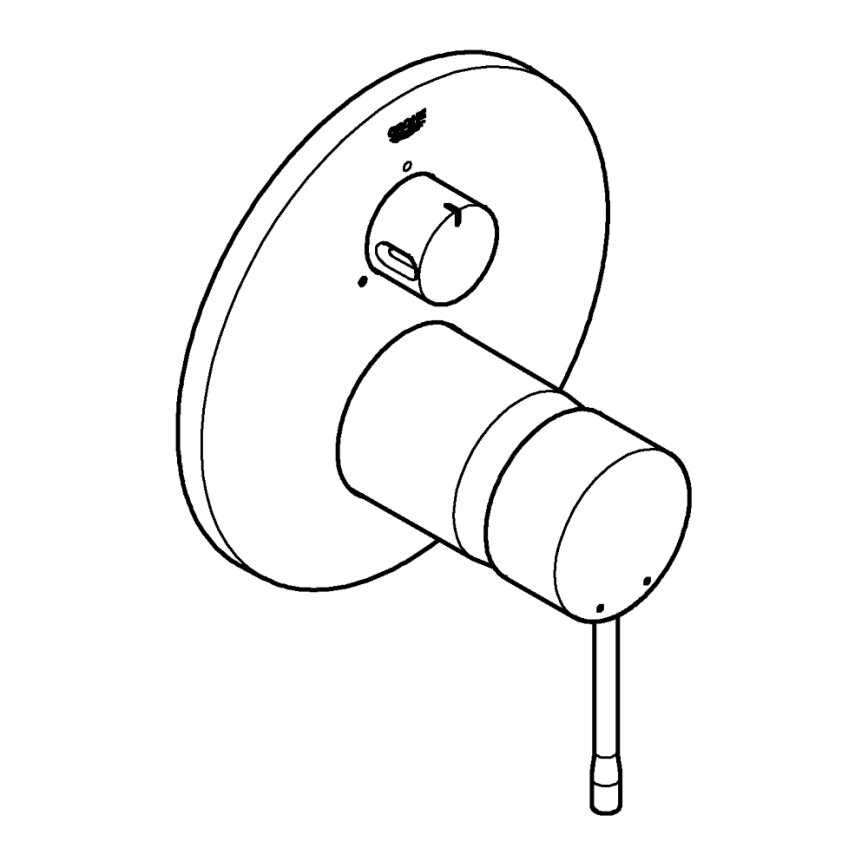 GROHE 24092001 - ESSENCE mengkraan, glanzend chroom