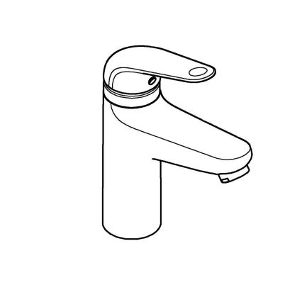 GROHE 24327001 - SWIFT wastafelkraan maat M, glanzend chroom