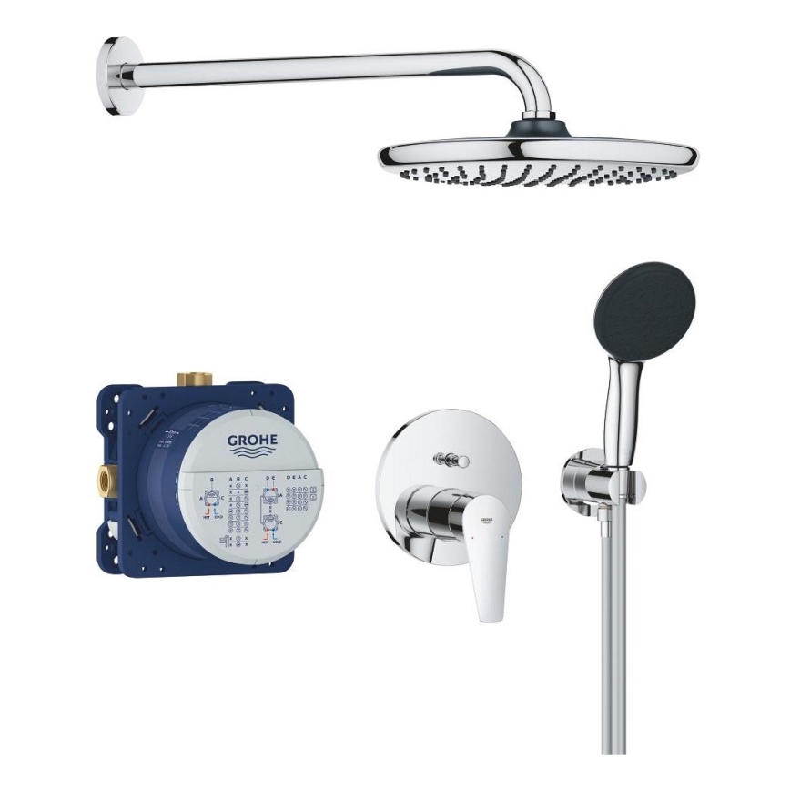 GROHE 25293000 - Ensemble de douche START EDGE 250 mm chrome brillant
