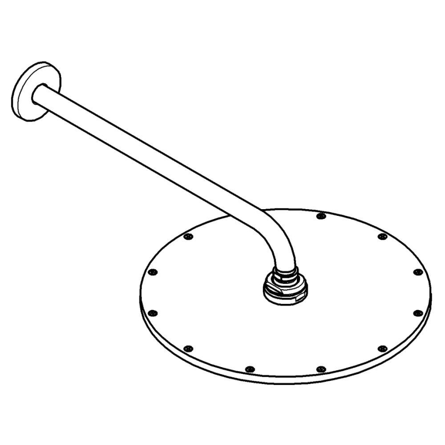 GROHE 26066AL0 - Hoofddouche RAINSHOWER COSMOPOLITAN 310 380 mm grafiet