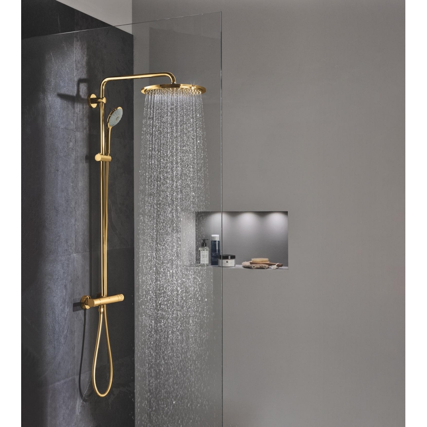 GROHE 26075GL0 - Système de douche EUPHORIA SYSTEM 310 450 mm doré