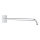 GROHE 26145000 - Bras de douche RAINSHOWER 422 mm, finition chrome brillant