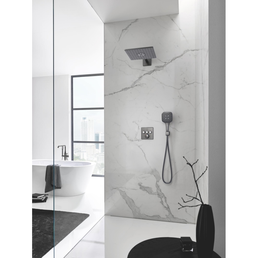 GROHE 26370AL0 - Coude mural EUPHORIA CUBE DN 15 graphite
