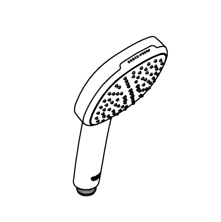 GROHE 2639710E - Douchette à main VITALIO COMFORT 110, 110 mm, chrome brillant