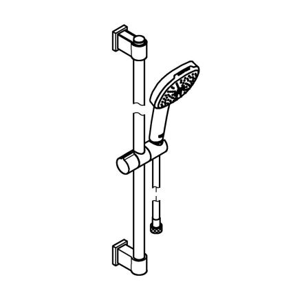 GROHE 26398001 - Ensemble de douche VITALIO COMFORT 110 600 mm chromé brillant