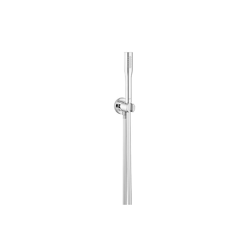 GROHE 26404000 - Douchette à main STICK avec flexible et support, chromé brillant