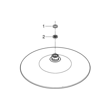 GROHE 26456000 - Hoofddouche EUPHORIA O 260 mm glanzend chroom