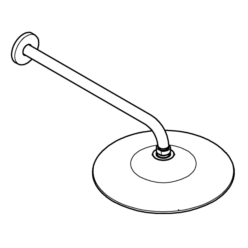 GROHE 26459000 - Tête de douche EUPHORIA 260 380 mm, chrome brillant