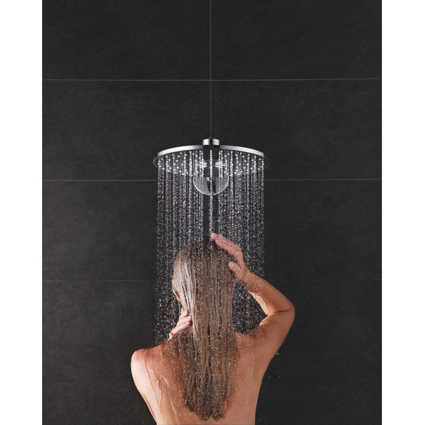 GROHE 26475000 - Tête de douche RAINSHOWER SMARTACTIVE 310 mm chromé brillant