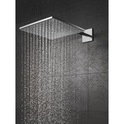 GROHE 26479000 - Tête de douche RAINSHOWER SMARTACTIVE 310 CUBE, finition chrome brillant