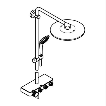GROHE 26507000 - Douchesysteem EUPHORIA SMARTCONTROL 310 DUO, glanzend chroom