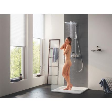 GROHE 26508000 - Système de douche EUPHORIA SMARTCONTROL 310 CUBE chromé brillant