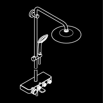 GROHE 26510000 - Douchesysteem EUPHORIA SMARTCONTROL 450 mm, glanzend chroom