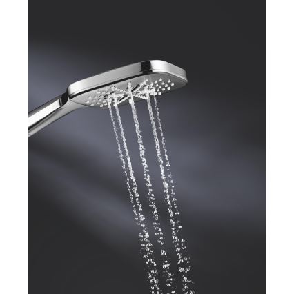 GROHE 26550000 - Handdouche RAINSHOWER SMARTACTIVE 130 CUBE glanzend chroom